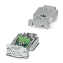 Phoenix Contact SUBCON-PLUS/AX/CAN/ 9 Way Straight 2.77 mm Pitch Cable D-Sub Connector, 50V, 100mA, Metal Plated ABS SO145