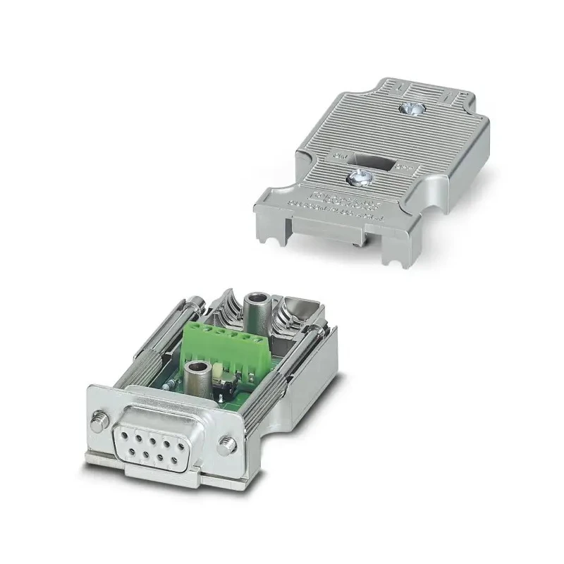 Phoenix Contact SUBCON-PLUS/AX/CAN/ 9 Way Straight 2.77 mm Pitch Cable D-Sub Connector, 50V, 100mA, Metal Plated ABS SO145