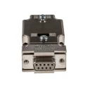 Phoenix Contact SUBCON-PLUS/AX/CAN/ 9 Way Straight 2.77 mm Pitch Cable D-Sub Connector, 50V, 100mA, Metal Plated ABS SO145