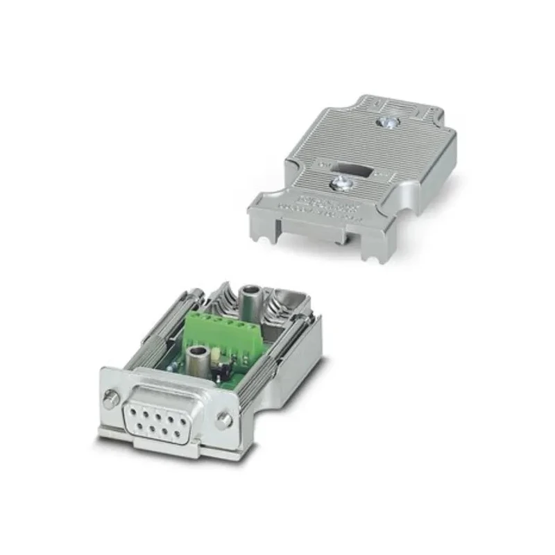 Phoenix Contact SUBCON-PLUS/AX/CAN/ 9 Way Straight 2.77 mm Pitch Cable D-Sub Connector, 50V, 100mA, Metal Plated ABS SO145
