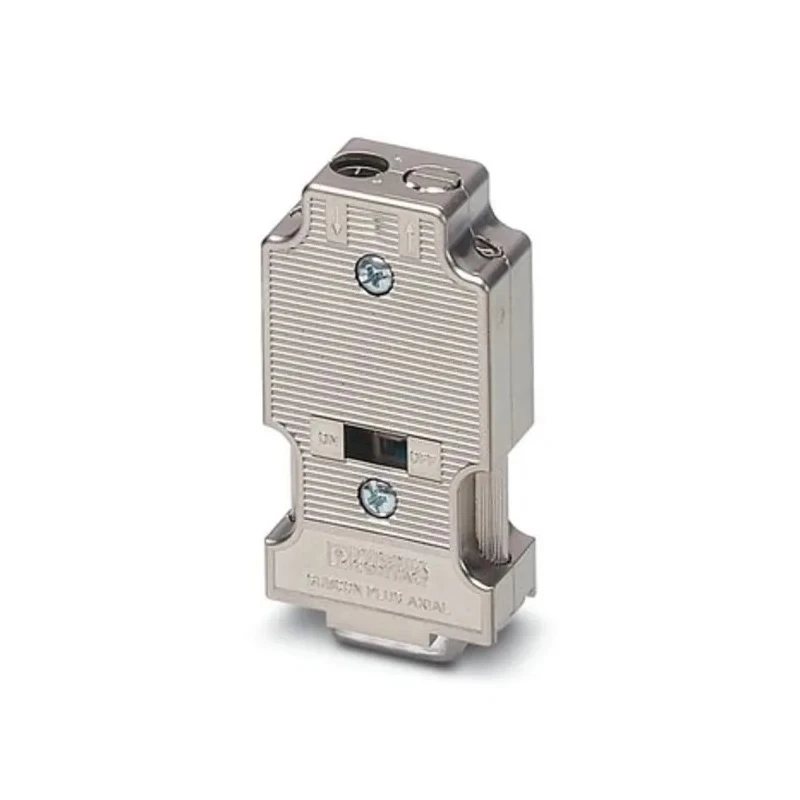 Phoenix Contact SUBCON-PLUS/AX/CAN/ 9 Way Straight 2.77 mm Pitch Cable D-Sub Connector, 50V, 100mA, Metal Plated ABS SO145
