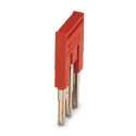 Phoenix Contact Jumper Bar for Use with DIN Rail Terminal Blocks 17.5A Copper Red FBS3-4