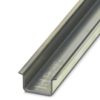 Phoenix Contact Steel DIN Rail, Steel Material, 35mm Width, 2 Metre Length 1201714