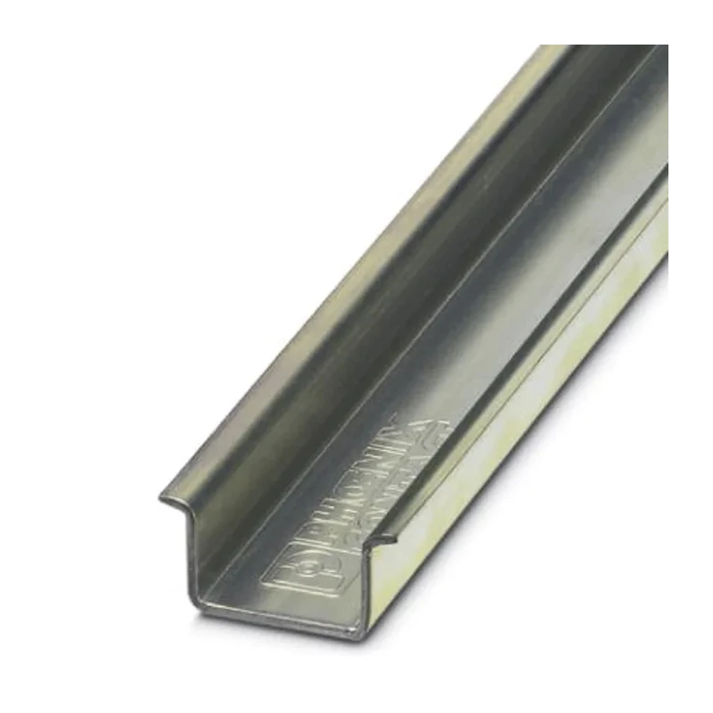 Phoenix Contact Steel DIN Rail, Steel Material, 35mm Width, 2 Metre Length 1201714