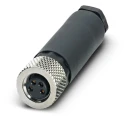 Phoenix Contact Circular Connector, 4 Contacts, Cable Mount, Socket Male, M8 Size, IP67 Rated, SACC Series 1506891