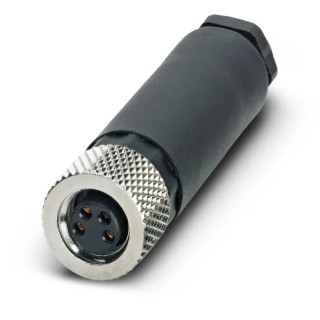 Phoenix Contact Circular Connector, 4 Contacts, Cable Mount, Socket Male, M8 Size, IP67 Rated, SACC Series 1506891