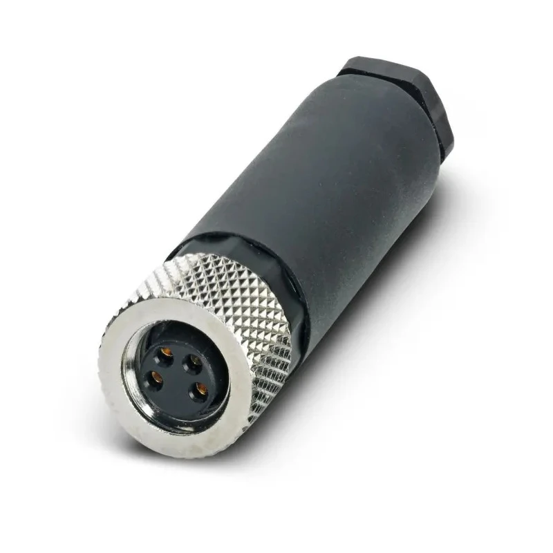 Phoenix Contact Circular Connector, 4 Contacts, Cable Mount, Socket Male, M8 Size, IP67 Rated, SACC Series 1506891
