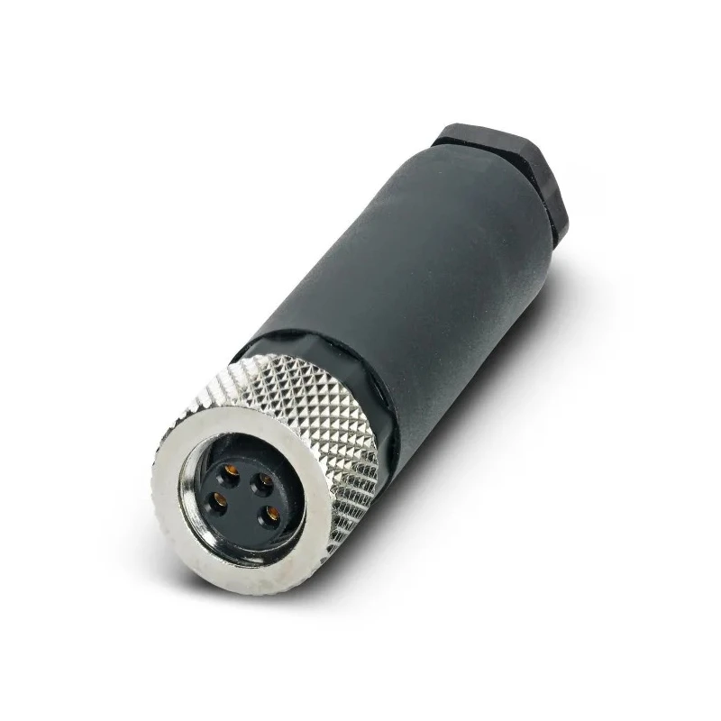 Phoenix Contact Circular Connector, 4 Contacts, Cable Mount, Socket Male, M8 Size, IP67 Rated, SACC Series 1506891
