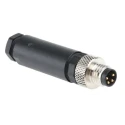 Phoenix Contact Circular Connector Cable Mount 4 Contacts M8 Plug Male IP67 SACC Series 1501265