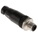 Phoenix Contact Circular Connector Cable Mount 4 Contacts M12 Plug Male IP67 SACC Series 1662528