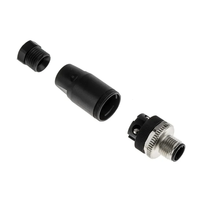 Phoenix Contact Circular Connector Cable Mount 4 Contacts M12 Plug Male IP67 SACC Series 1662528
