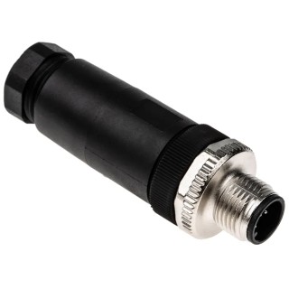 Phoenix Contact Industrial Circular Connector, 5 Contacts, Cable Mount, M12 Size, Male Plug, IP67, 60V, 25A, SACC 1681460