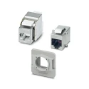 Phoenix Contact BU Series 1 Port RJ45 Shielded Modular Coupler Cat5e RJ45