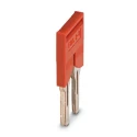Phoenix Contact FBS Series 2-Position Red Copper Jumper Bar for DIN Rail Terminal Blocks 3030284