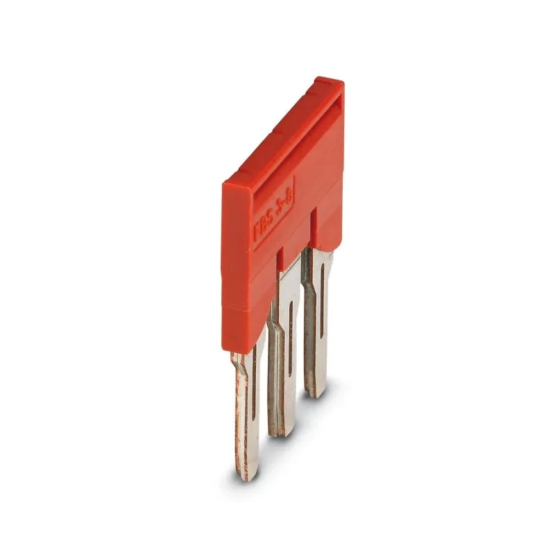 Phoenix Contact Plug-In Bridge for DIN Rail Terminal Blocks Copper Red FBS3-8 