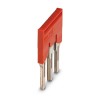 Phoenix Contact Plug-In Bridge for DIN Rail Terminal Blocks Copper Red FBS3-8