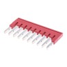 Phoenix Contact Jumper Bar FBS 10-4 Series for DIN Rail Terminal Blocks 17.5A 4.2mm Pitch Copper 3030158