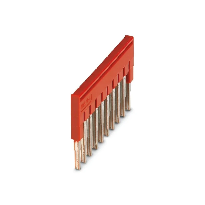 Phoenix Contact Jumper Bar FBS 10-4 Series for DIN Rail Terminal Blocks 17.5A 4.2mm Pitch Copper 3030158