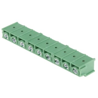Phoenix Contact PT 2.5/9-7.5-H Series Horizontal PCB Terminal Block 9 Contacts 7.5 mm Pitch 800V 32A 1 Row 1988176