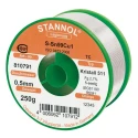 Stannol Lead Free Solder Wire 0.5 mm Diameter, 227 °C Melting Point, Rosin Flux, 250g Germany 810791