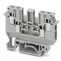 Phoenix Contact UDK 4 Series 2-Level Feed Through Terminal Block Grey, 32A, 630V, Screw Termination 2775016