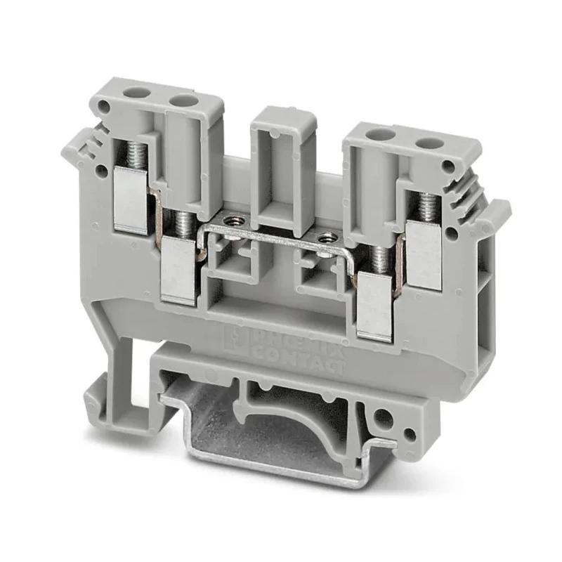 Phoenix Contact UDK 4 Series 2-Level Feed Through Terminal Block Grey, 32A, 630V, Screw Termination 2775016