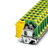 Phoenix Contact UISLKG 35 Series Earth Terminal Block Green, Yellow, Screw Termination, 0.75 to 35 mm² Cable, 125A 0443065