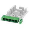 Phoenix Contact Pluggable Terminal Block 12-Contact 7.62 mm Pitch 1 Row 20A 400V Polybutylene Terephthalate Housing 1804894