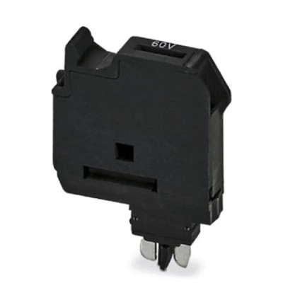 Phoenix Contact P-FU Series Fuse Plug Polyamide Insulated, Black, 6.2 mm Width, Model 3036822