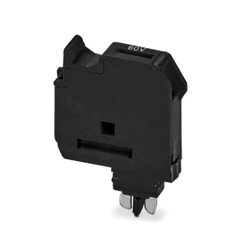 Phoenix Contact P-FU Series Fuse Plug Polyamide Insulated, Black, 6.2 mm Width, Model 3036822