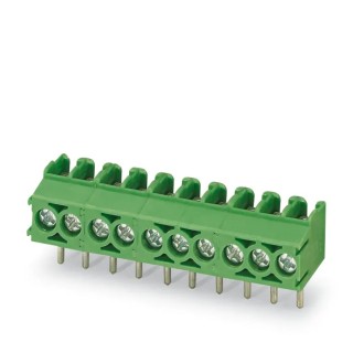 Phoenix Contact PT 1.5/3-3.5-V Series Right Angle PCB Terminal Block, 3 Contacts, 3.5 mm Pitch, 17.5 A Current, 200 1984772