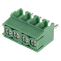Phoenix Contact COMBICON COMPACT PT Series Horizontal PCB Terminal Block, 4 Contacts, 3.5 mm Pitch, 1 Row, 200V 1984633