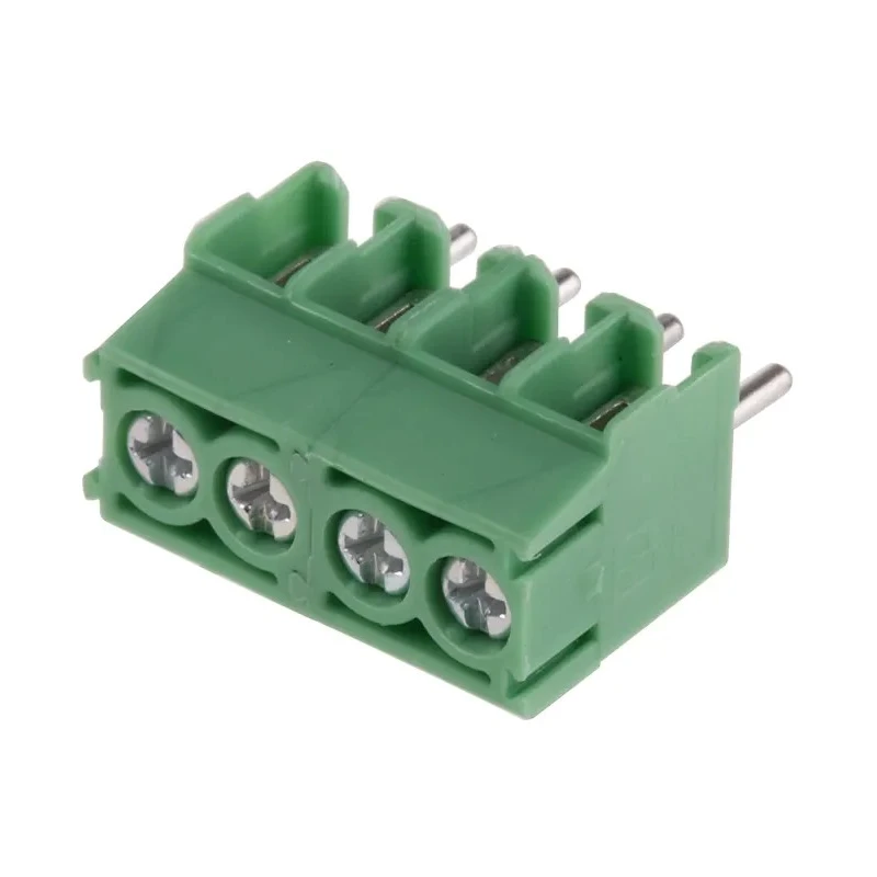Phoenix Contact COMBICON COMPACT PT Series Horizontal PCB Terminal Block, 4 Contacts, 3.5 mm Pitch, 1 Row, 200V 1984633