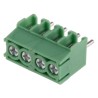 Phoenix Contact COMBICON COMPACT PT Series Horizontal PCB Terminal Block, 4 Contacts, 3.5 mm Pitch, 1 Row, 200V 1984633