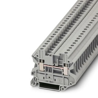 Phoenix Contact Feed Through Terminal Block UT 4-MTD RD Series Grey 4mm², 1-Level, Screw, IECEx/ATEX 3046184