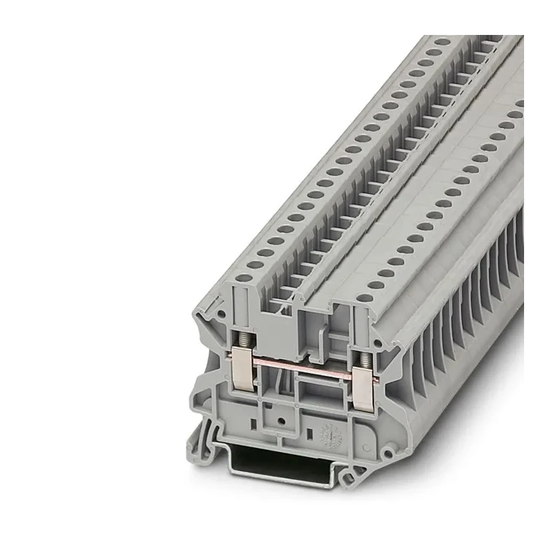 Phoenix Contact Feed Through Terminal Block UT 4-MTD RD Series Grey 4mm², 1-Level, Screw, IECEx/ATEX 3046184