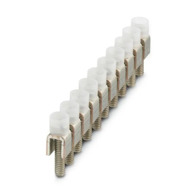 Phoenix Contact Fixed Bridge Accessory for DIN Rail Terminal Blocks FBI 10-10 Series 10-Terminal 10 mm Pitch Copper 0203276