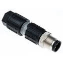 Phoenix Contact Cable Mount M12 Connector Plug Male 4 Contacts IP65 IP67 34-M SACC-M12MS-4QO-0 Series 1641691