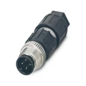 Phoenix Contact Cable Mount M12 Connector Plug Male 4 Contacts IP65 IP67 34-M SACC-M12MS-4QO-0 Series 1641691