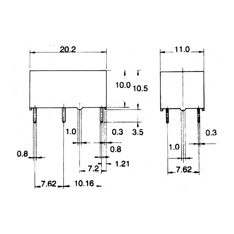 Panasonic DIN Rail Power Relay 12V DC Coil 5A Switching Current DPST DSP112FD