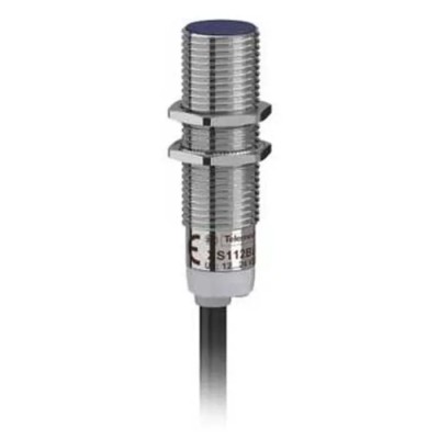 Telemecanique Sensors Threaded Barrel Inductive Proximity Sensor M12 x 1 PNP 24V dc 2mm XS112BLPAL5