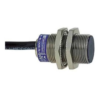 Telemecanique Sensors Threaded Barrel Inductive Proximity Sensor M18 x 1 PNP 24V AC/DC 5mm Detection XS1N18PC410