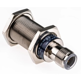 Telemecanique Sensors Threaded Barrel Inductive Proximity Sensor M18 x 1 Flush Mount 24V DC 200mA XS1N18PC410D
