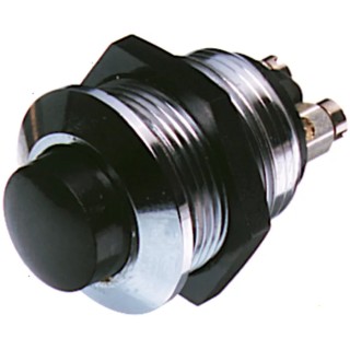 Bulgin Push Button Switch Momentary Panel Mount 19.2 mm Cutout SPST MP0012
