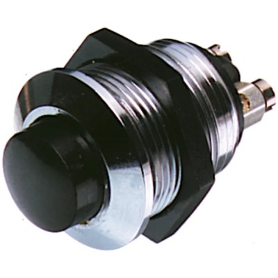 Bulgin Push Button Switch Momentary Panel Mount 19.2 mm Cutout SPST MP0012