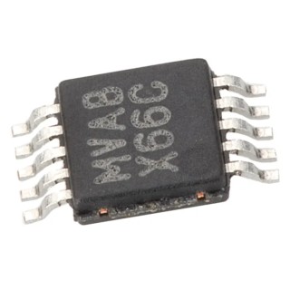 Texas Instruments 12-Bit 4-Channel Digital to Analogue Converter MicrosWire SPI QSPI 10-Pin MSOP DAC124S085CIMM/NOPB