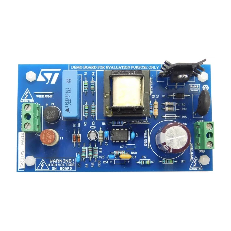 STMicroelectronics Evaluation Board PFC Controller for L6562A 80W Wide-Range Mains Input STEVAL-ISA102V2