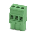 Phoenix Contact MVSTBW 2.5/3-ST-5.08 Series Pluggable Terminal Block, 3-Contact, 5.08 mm Pitch, 12A, 320V, Screw 1792760