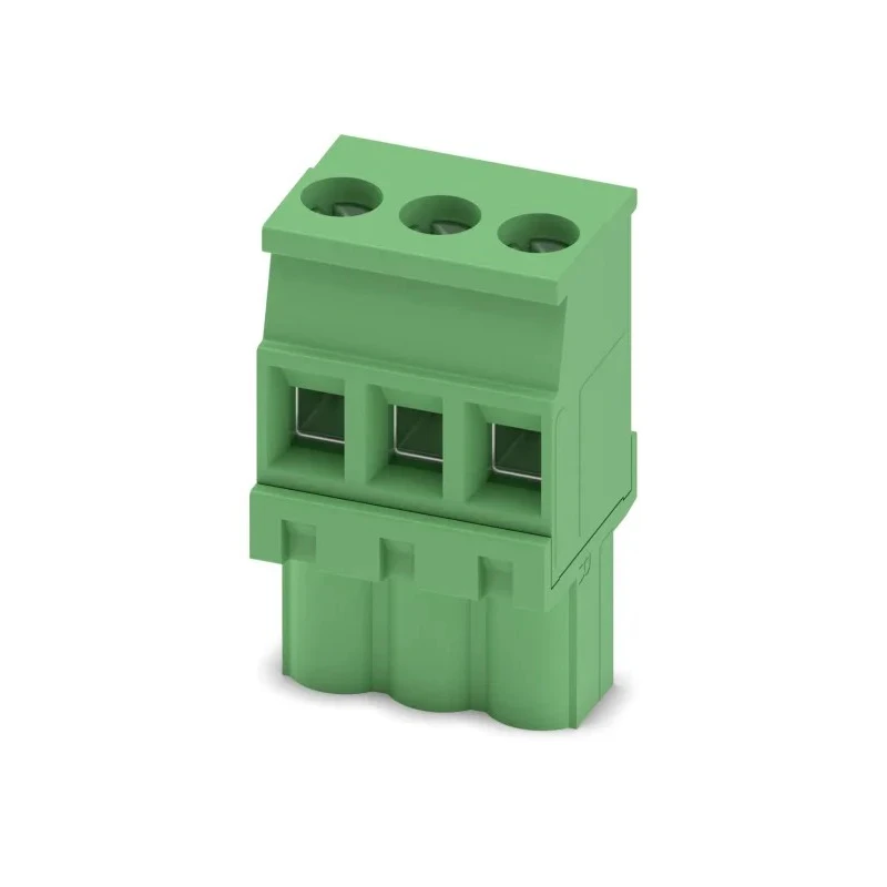 Phoenix Contact MVSTBW 2.5/3-ST-5.08 Series Pluggable Terminal Block, 3-Contact, 5.08 mm Pitch, 12A, 320V, Screw 1792760