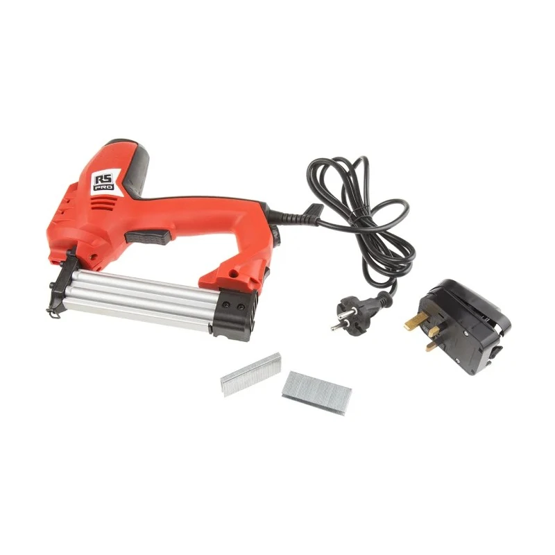 RS PRO 25 mm Corded Nail Gun, D-Handle, CE Approved, 230V 134-0388